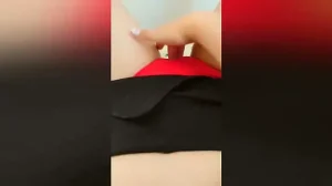young stepsister masturbates her wet pussy through red panties when home alone luxuryorgasm 1733493372